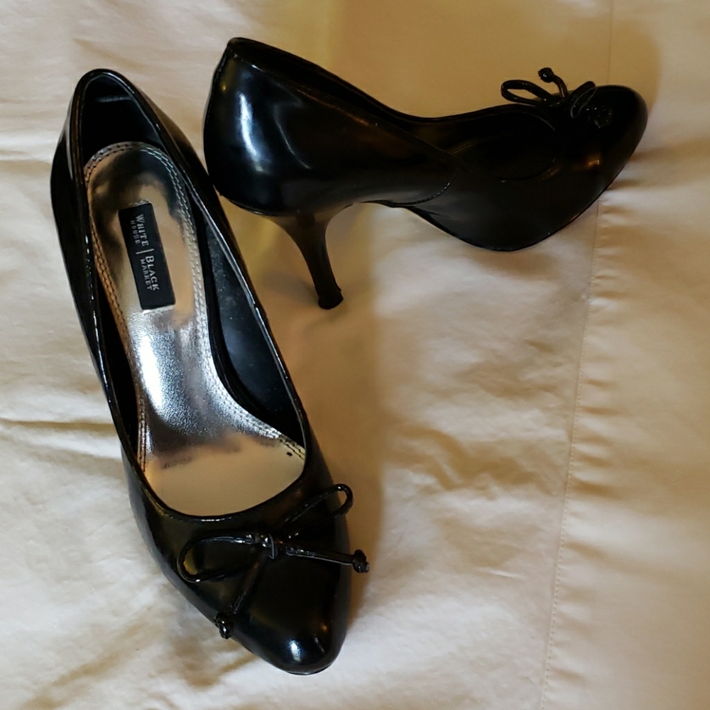 White House Black Market Black Pumps 7